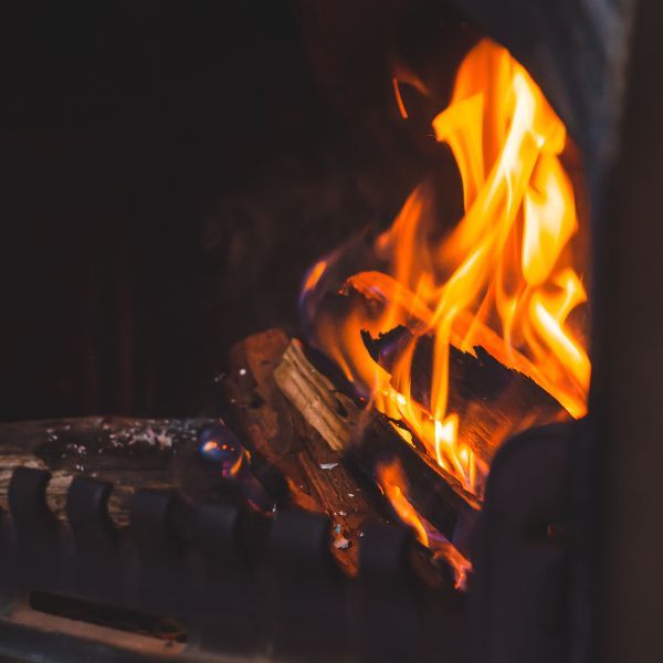 wood burning stove