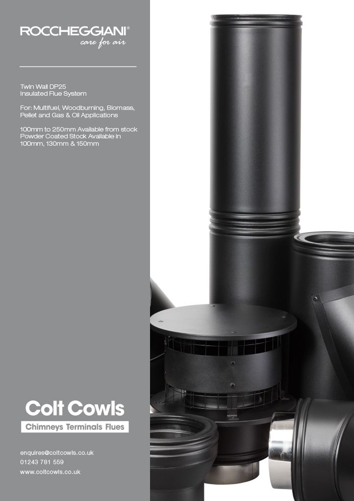 colt cowls twin wall flue brochure