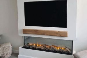 Rustic Media Wall from Solution Fires