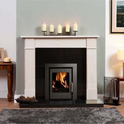 The stylish inset Beltane woodburning stove from Eurostove