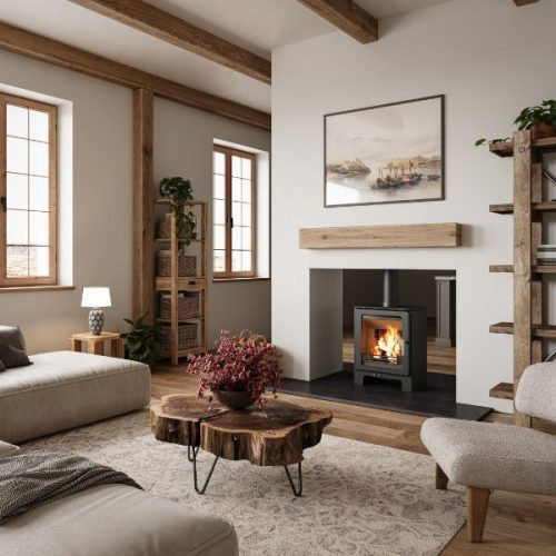 New double-sided stoves from Mendip, perfect for open spaces