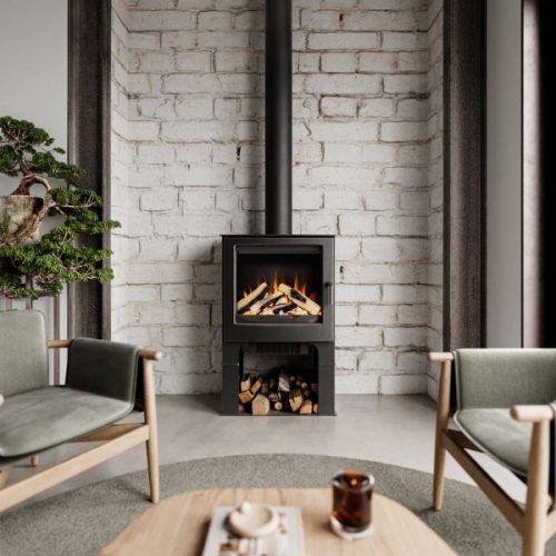 Easy installation and app control with Mendip’s Woodland Electric Stove