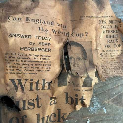 Sweep uncovers prophetic 60-year-old newspaper page