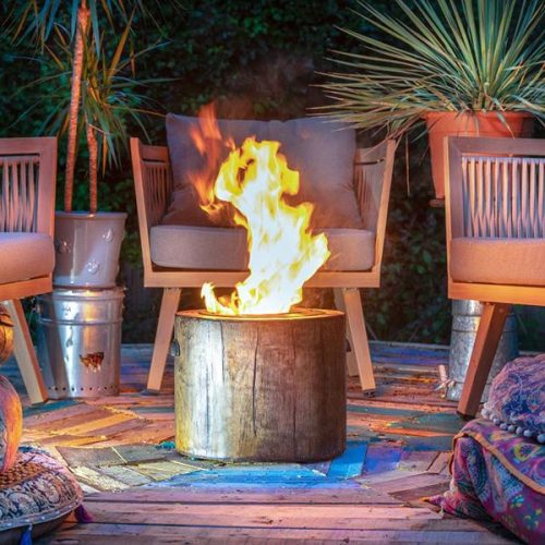 Introducing the world’s first wax-filled fire pit – the EcoFuego!